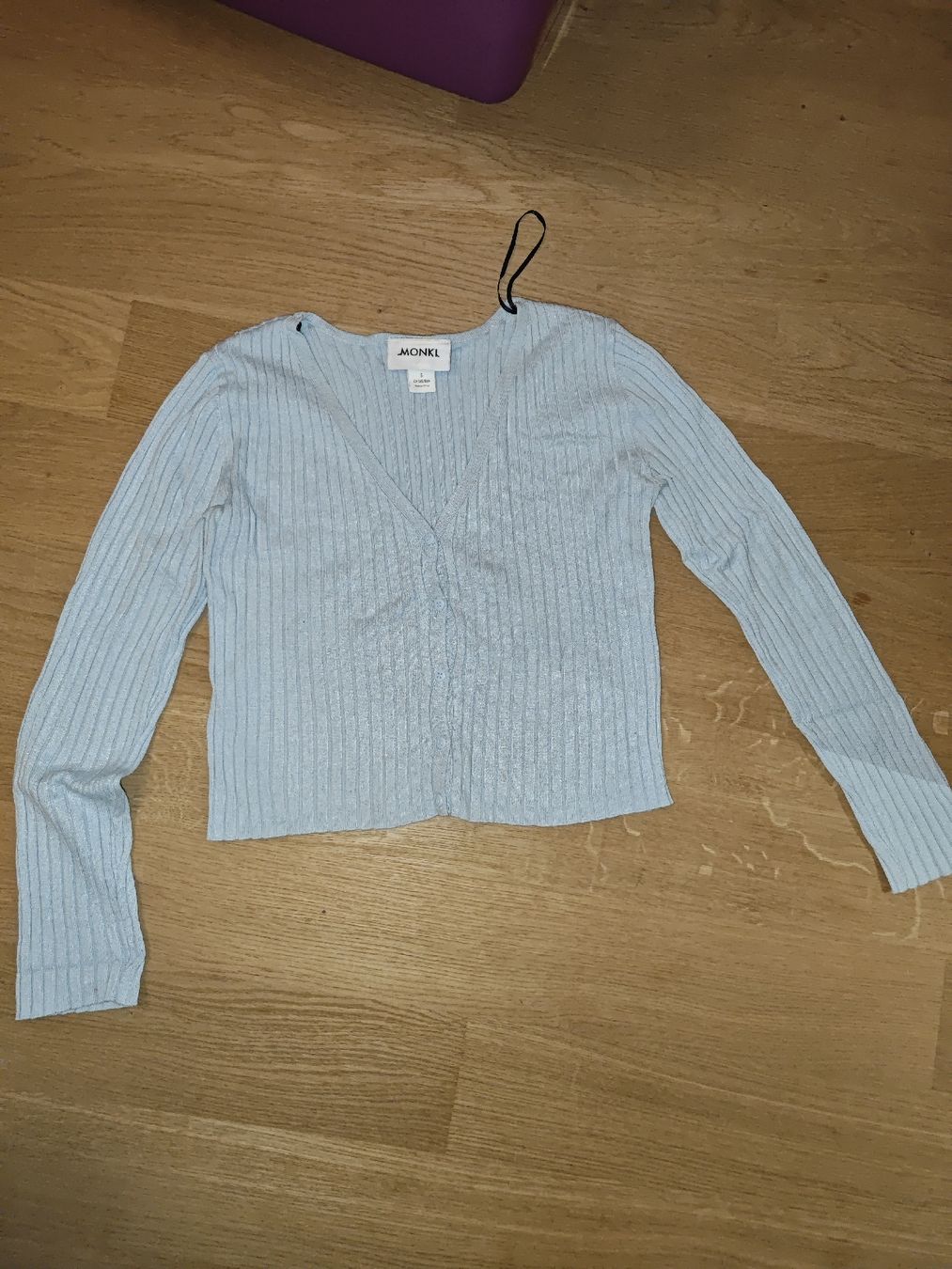 Giacche: Monki Strickjacke, hellblau, Grösse S – Usato da Emmen venduto da MeyselAt