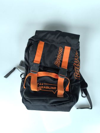 RACOON Rucksack Schwarz Orange