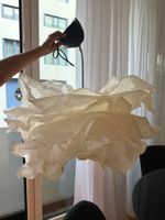IKEA KRUSNING Hängeleuchtenschirm – Weiss