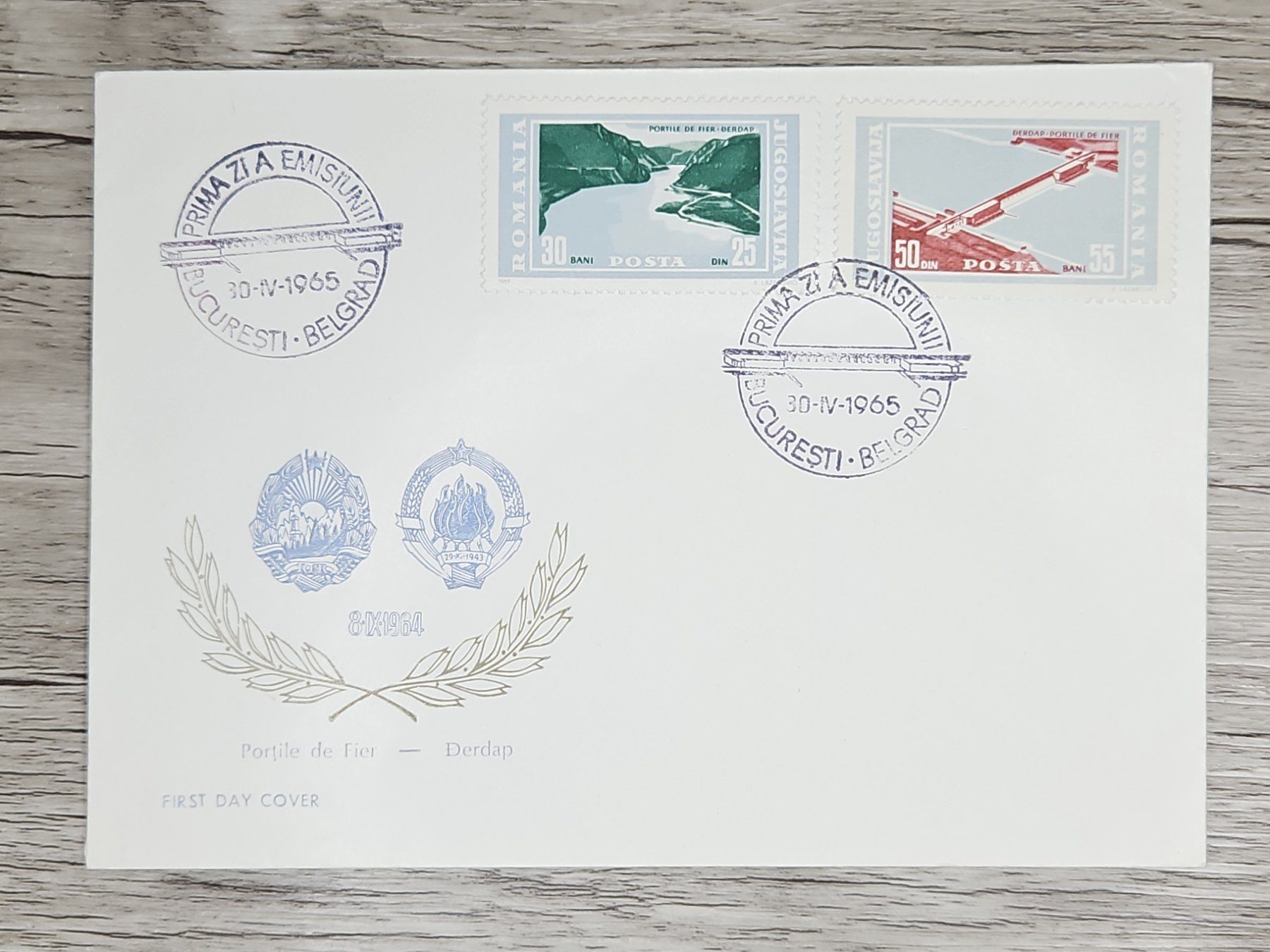 Tutti i francobolli: CL06 Enveloppe + Timbre Roumanie 1965 – Usato da Cousset venduto da Patrick_Collections