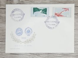 CL06 Enveloppe + Timbre Roumanie 1965