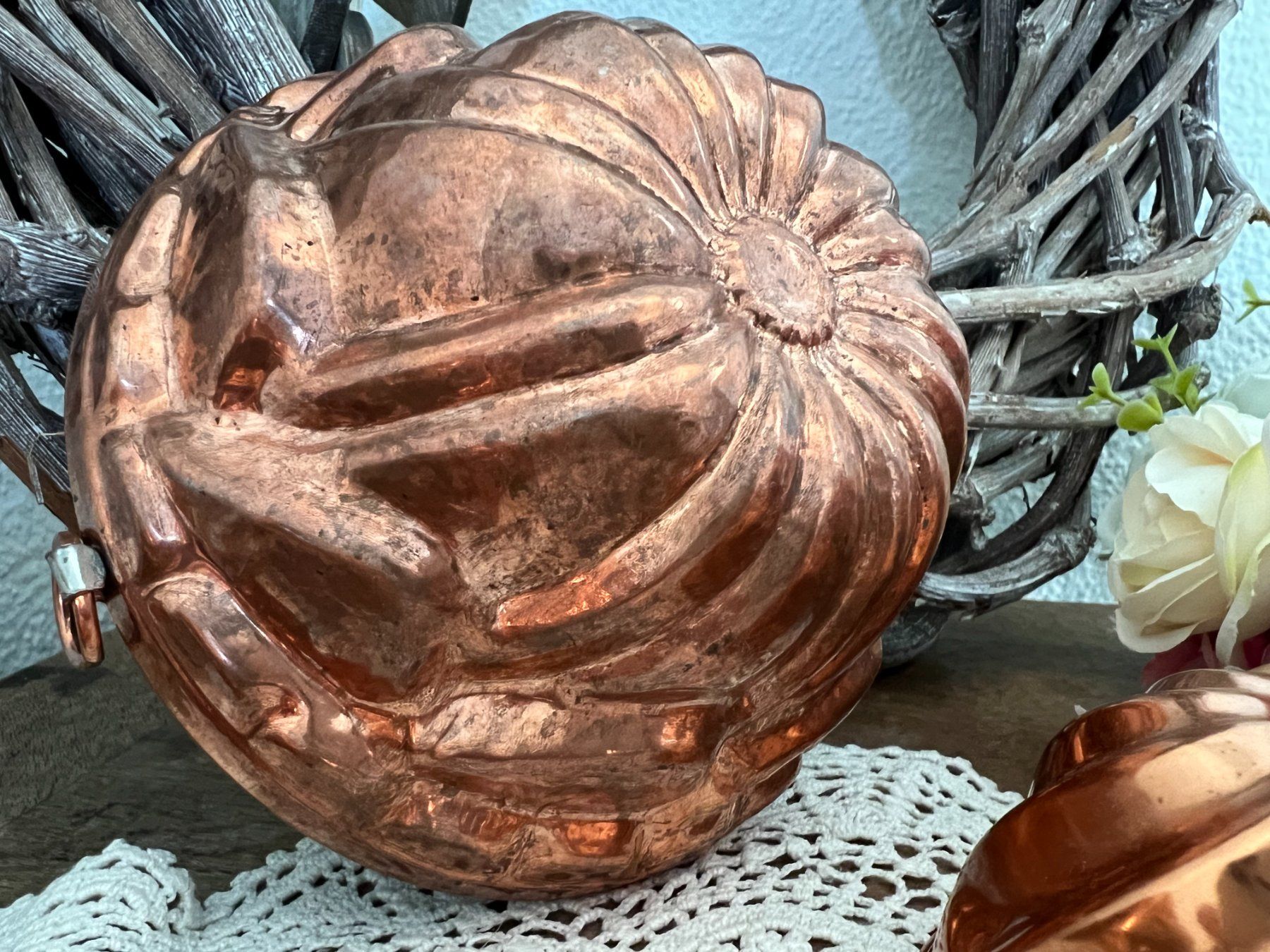 Teglie da forno: Shabby, alte Guggelhopf - Kupfer – Usato da Walzenhausen venduto da Cerna007 3