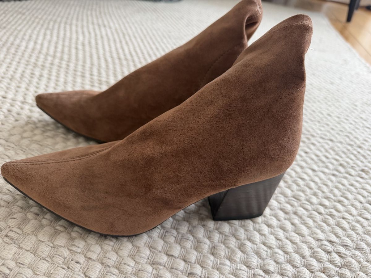 Scarpe da donna: Braune Wildleder Stiefeletten Grösse 38 – Usato da Zürich venduto da mimiarne 2