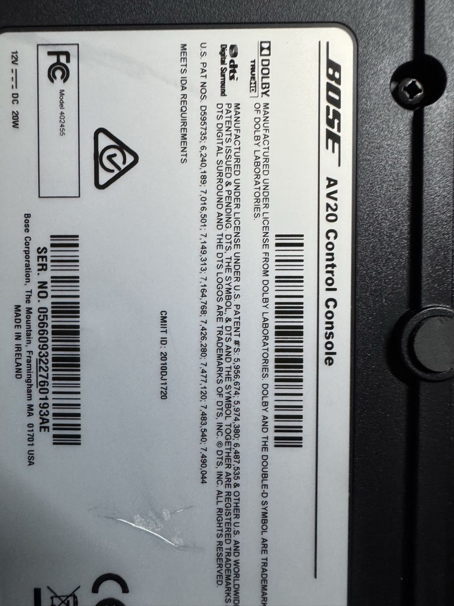 Bose Heimkino: Bose v20 surroundsystem 5 latsprechern und Bas – Gebraucht aus Schönenbuch von Jenif 3