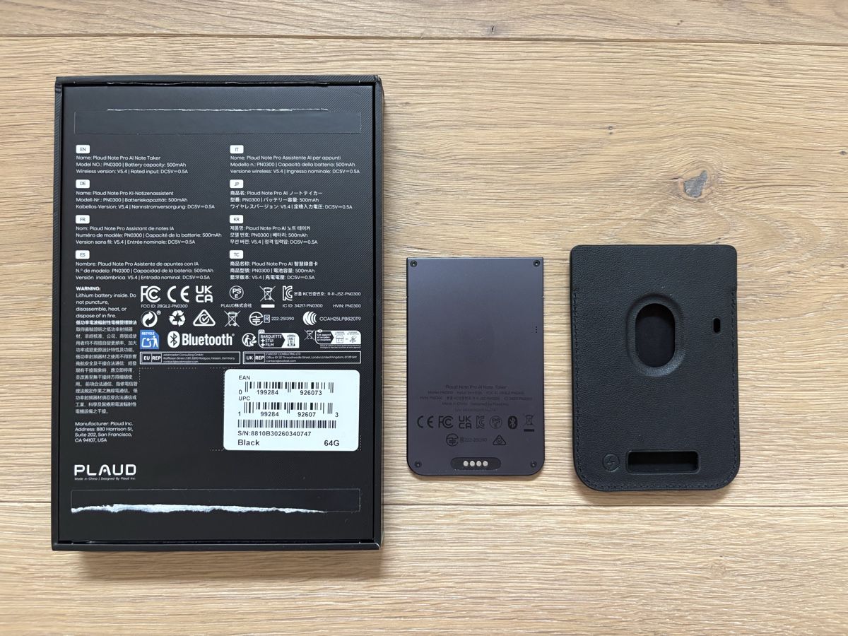 Registratori: Plaud Note Pro AI Voice Recorder – Nuovo (secondo la descrizione) da Davos Dorf venduto da tcabin 1