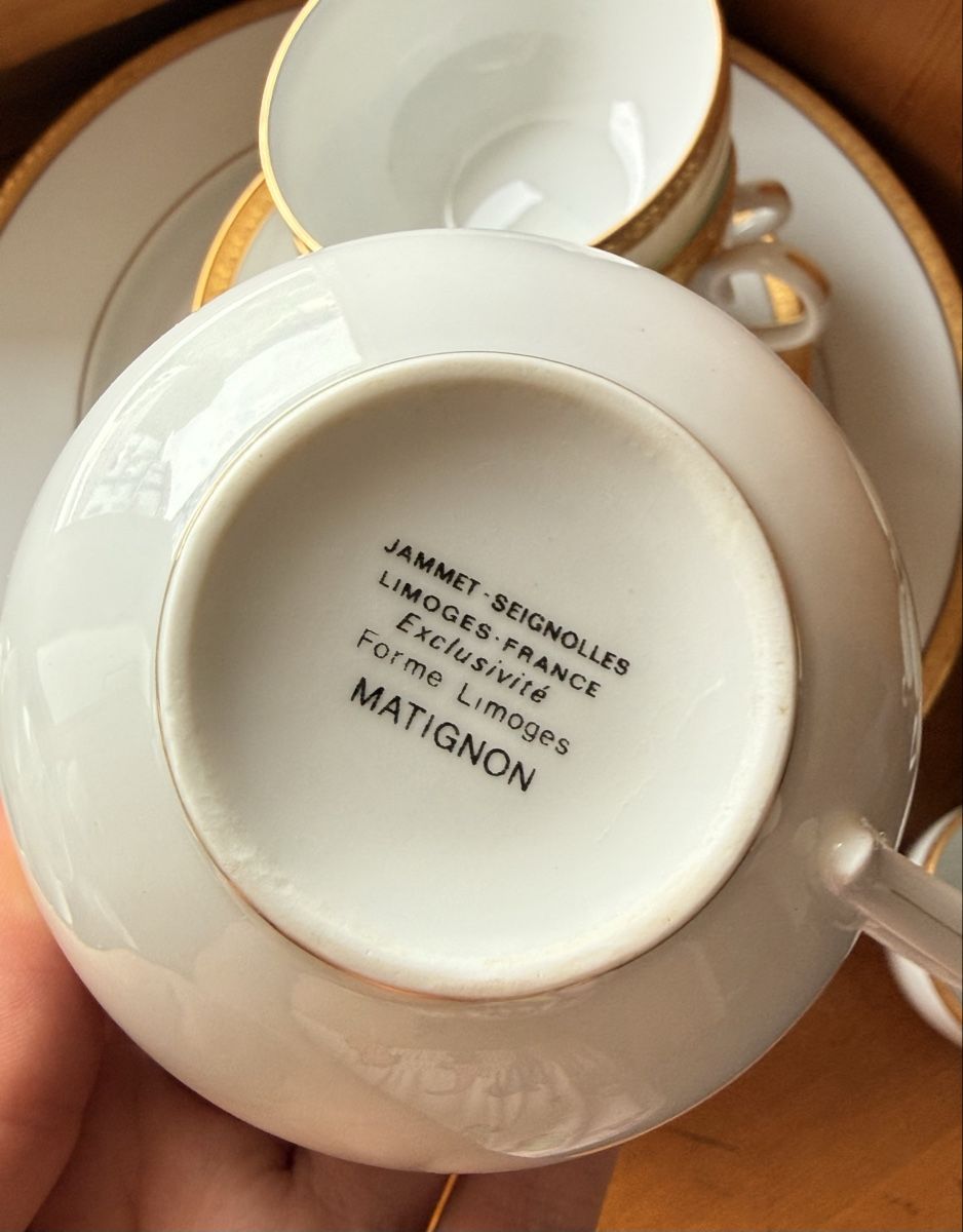 Set di piatti: Limoges Matignon Gold  lot 36 pièces – Nuovo (secondo la descrizione) da Le Sentier venduto da dar_hb62 5