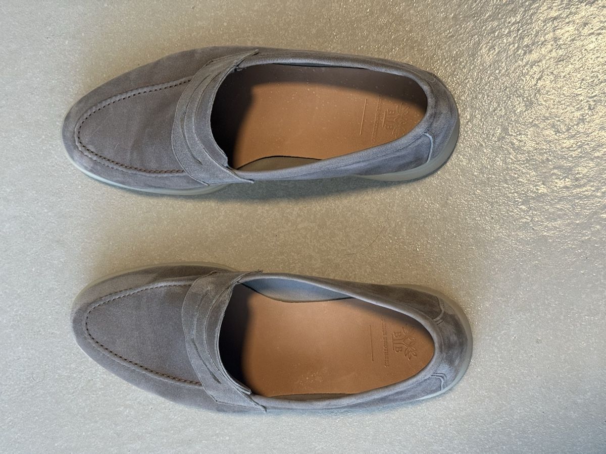 Benci Brothers Chaussures hommes: Benci Loafer Wildleder Grau Grösse 42 – D'occasion à Rotkreuz par DanijelBarisic 2