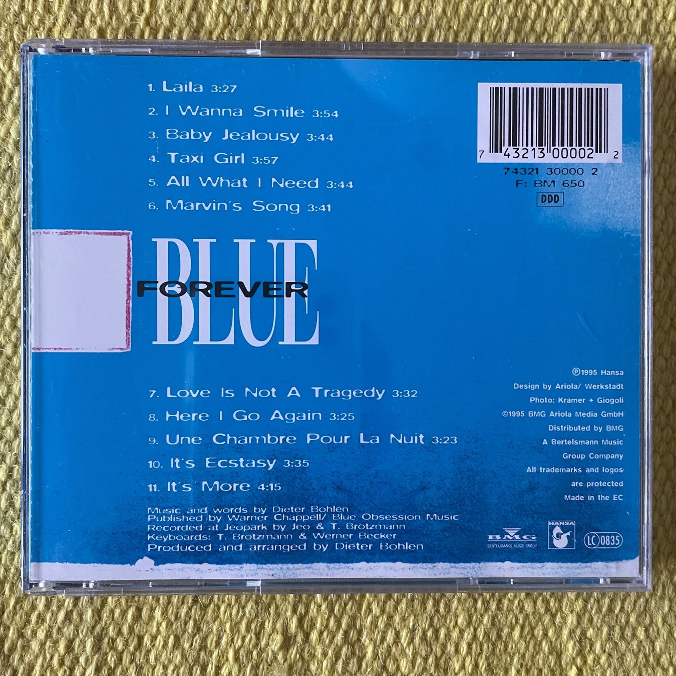 CD: BLUE SYSTEM DIETER BOHLEN-FOREVER BLUE – Usato da Rorschacherberg venduto da CD-Roli 1