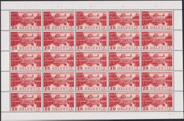 1938, Nr.211 (BIT-Gebäude) Bogen postfrisch **. Kat: 25.-