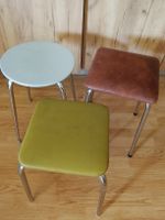 Lot de 3 tabourets vintage 