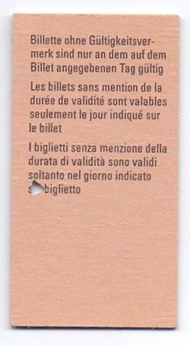 Biglietti: Billette Landquart - Sargans – Usato da Langenthal venduto da Sammlungs_aus 1
