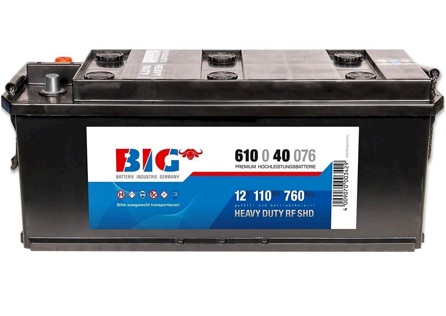 Batterie: BIG 12V 110Ah Batterie – Nuovo e nell'imballaggio originale da Bottighofen venduto da zaap