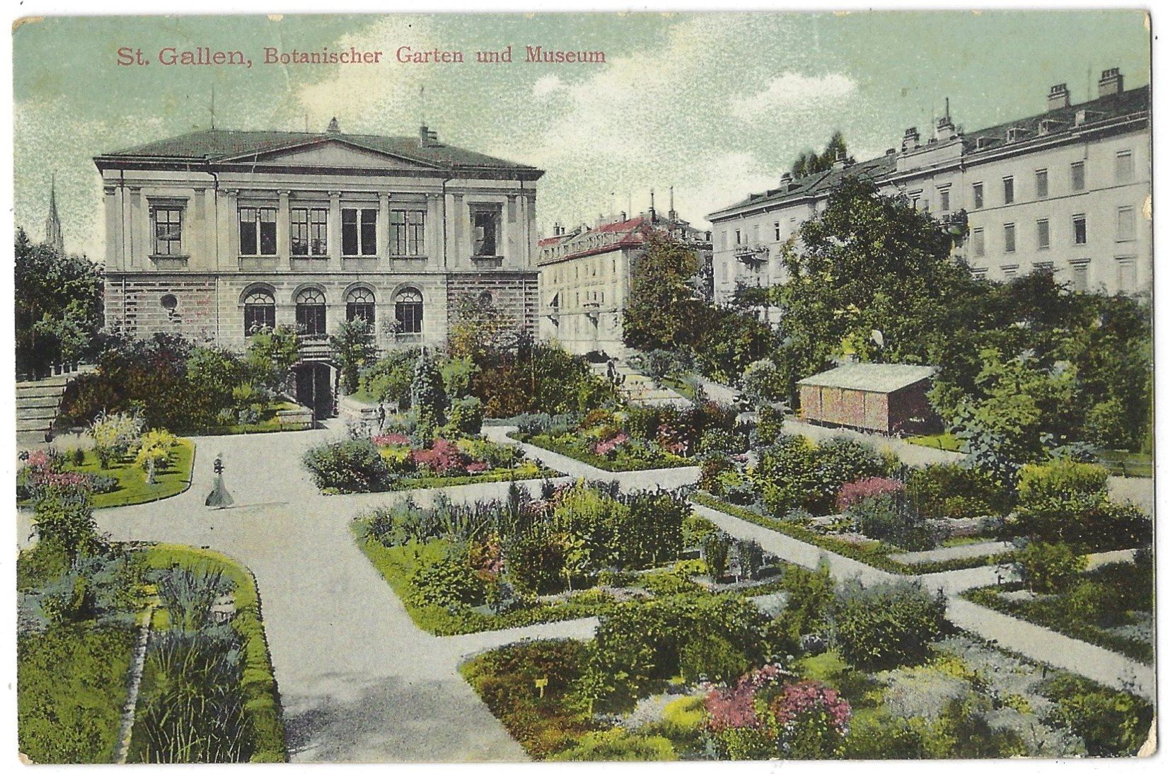 Cartoline postali: St.  Gallen,  Botanischer  Garten  und  Museum – Usato da Bütschwil venduto da Jackson1A
