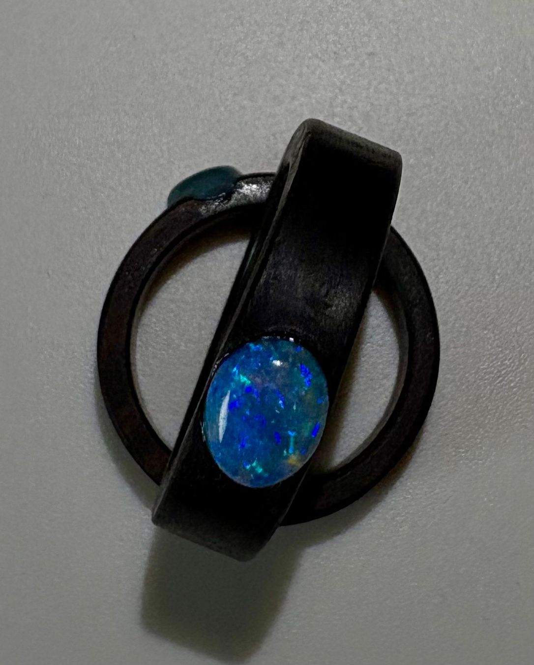 Anelli: Ring Australischer Crystal-Opal+Mooreiche, Grösse 54 – Nuovo (secondo la descrizione) da Wilen b. Wil venduto da Tschirio 4