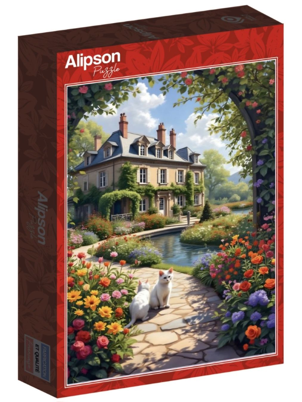 Puzzle: Alipson Puzzle "Herrschaftliches Haus mit Katzen"  – Nuovo (secondo la descrizione) da Bütschwil venduto da Taranabo