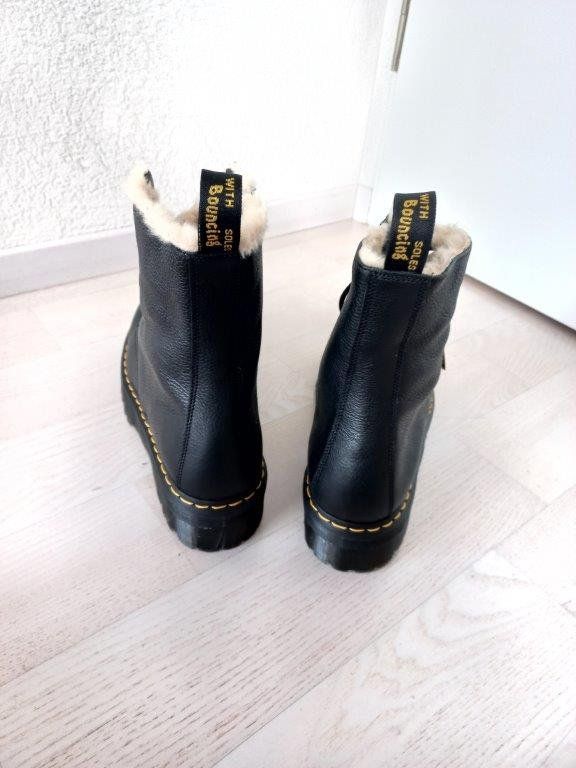 Dr. Martens Herrenschuhe: Dr. Martens Grösse 48 Jadon Leder mit Kunstfellfutter Pisa – Neu und originalverpackt aus Pfäffikon / ZH von Pefkadett 9