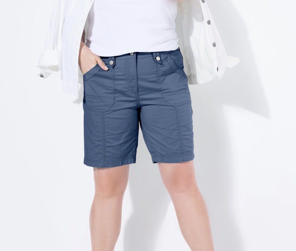 Pantalons: Cargo-Bermuda, Komfortbund, 4-Pocket-Schnitt – Neuf (Voir description) à Hochwald par robwol