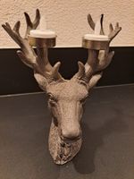 Hirsch Kerzenständer, Weihnachtsdeko, Neuwertig!