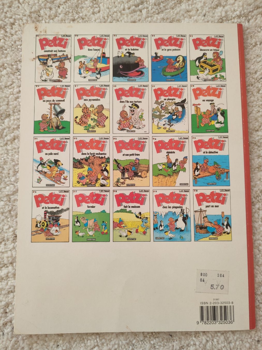 Fumetti: Petzi et la baleine – Usato da Bougy-Villars venduto da Vogue 1