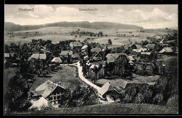 Cartoline postali: AK Hettiswil, Gesamtansicht – Usato da Berlin venduto da bartko-reher