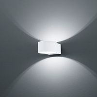 LED Wandleuchte, Weiss, 10 cm x 6 cm