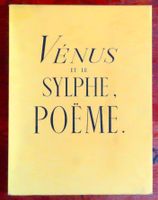 Pierre-Louis Matthey - Vénus et le Sylphe, Poëme. E.O. 1945