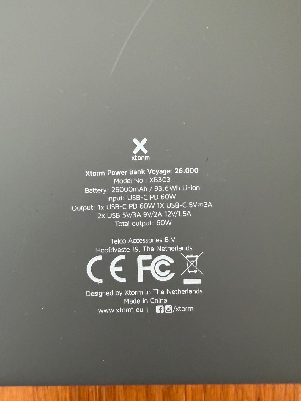 Xtorm Caricabatterie: Powerbank Xtorm XB303 Voyager – Usato da Embrach venduto da Lieblingszeugs 1