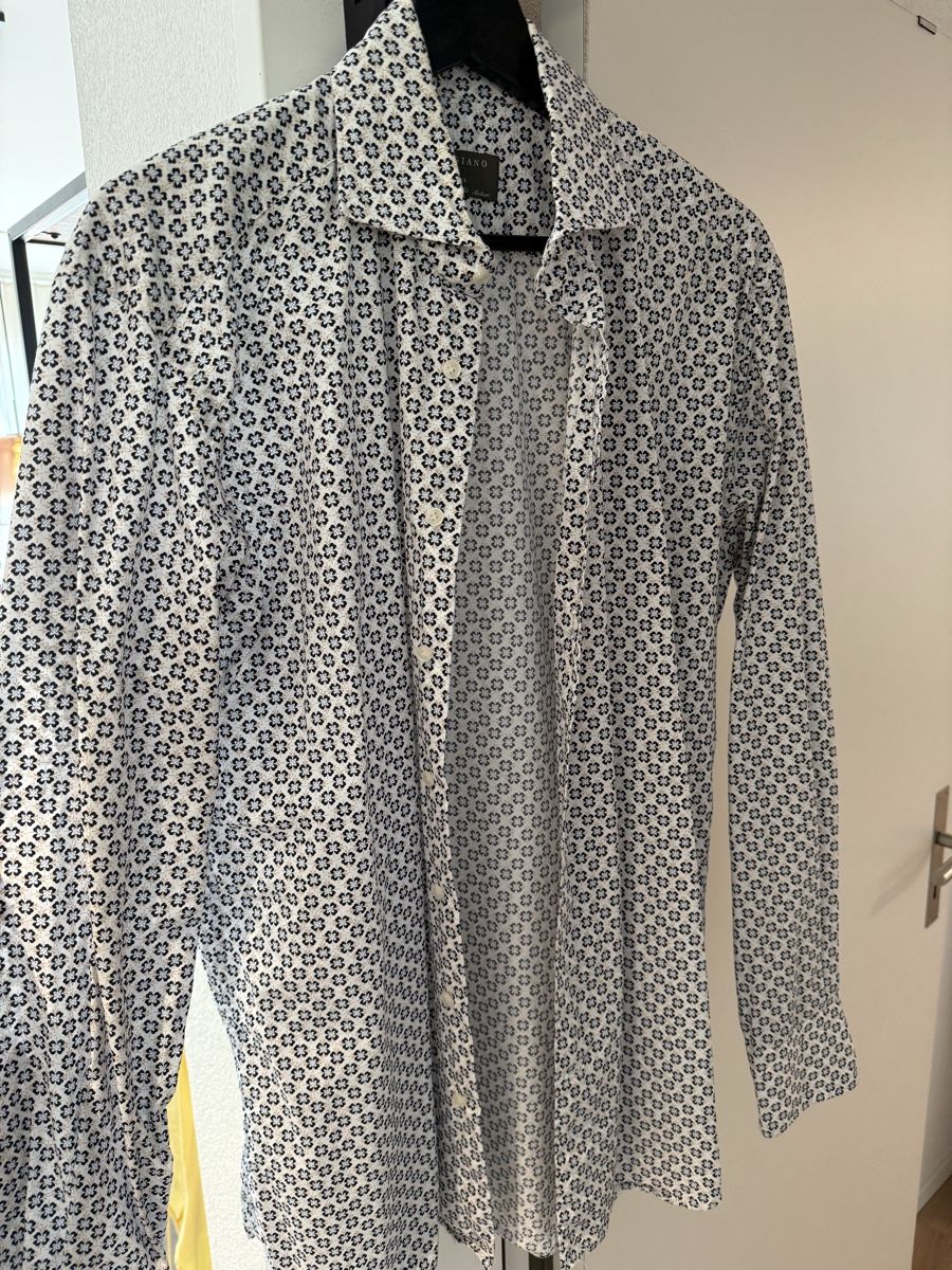 Camicie: Artigiano Hemd mit Muster, Gr. M – Nuovo (secondo la descrizione) da Ottenbach venduto da ygi95 2