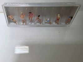 Preiser Figuren Schwimmbad H0 1:87 Set 10308 Neu