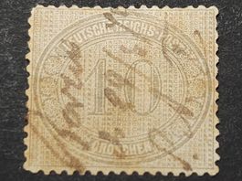 Deutsche Reich Innendienst Nr. 12 Federzugentwertung