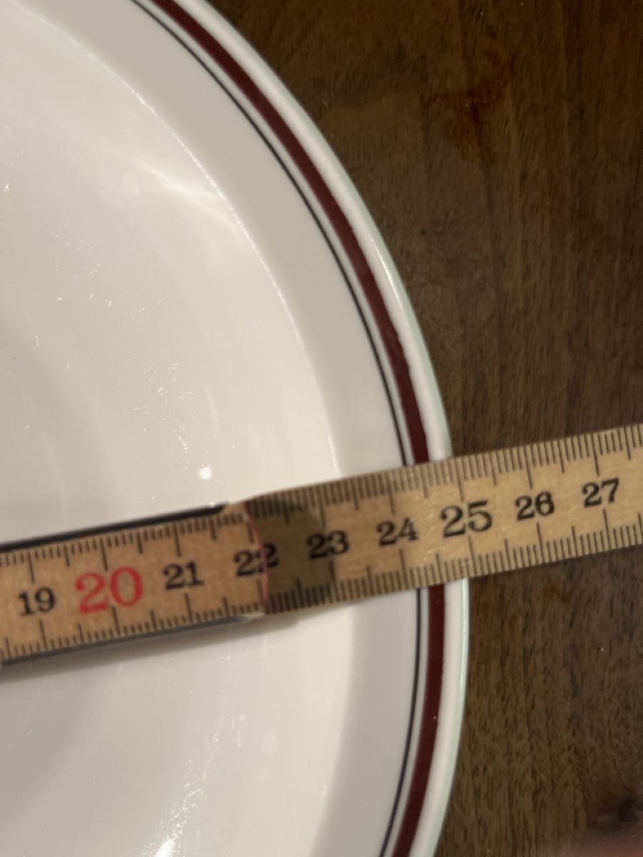 Ciotole: Schüssel, grosser Teller, Durchmesser 25 cm, Langenthal 54 – Usato da Wila venduto da Fritz-Wila 1