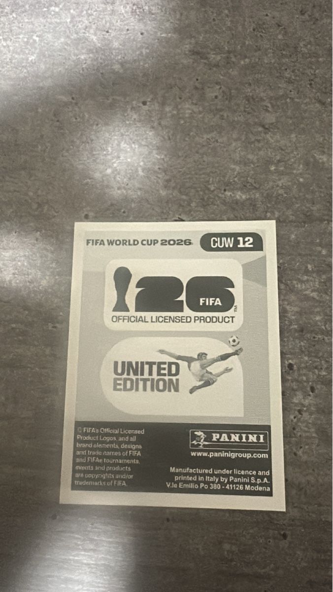 Panini Carte collezionabili: CUW 12 , FIFA WORLD CUP 2026 PANINI  – Nuovo (secondo la descrizione) da Frauenfeld venduto da 1PegPeg1 1