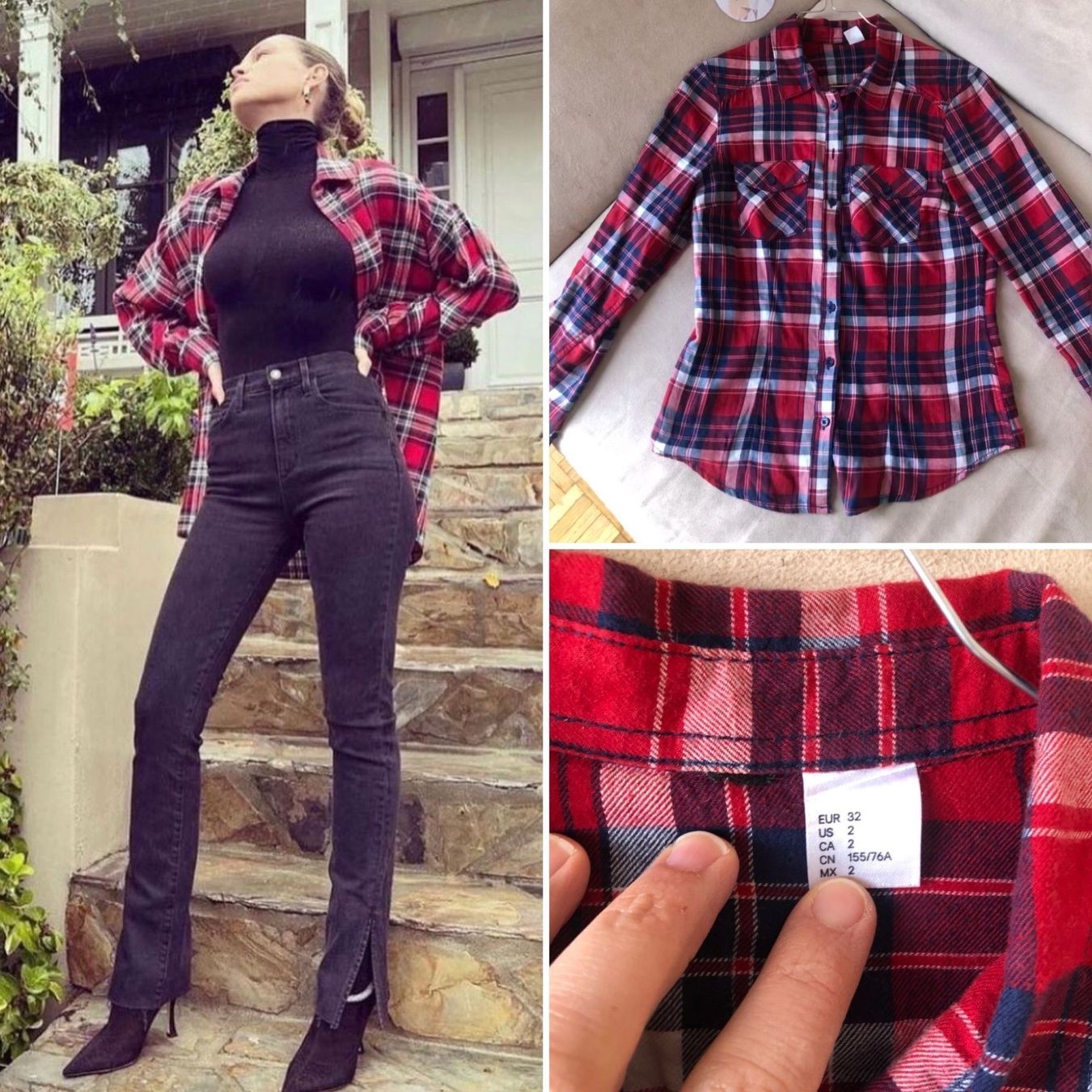 H&M Blusen: H&M blouse / Winterbluse XS/S – Gebraucht aus Zürich von Angela_Fashion_Lover 3