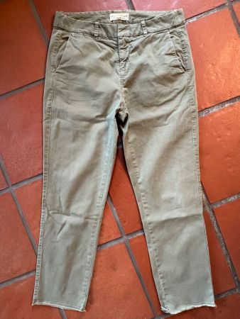 Nili Lotan Hose Khaki Grösse 2 (34) guter Zustand