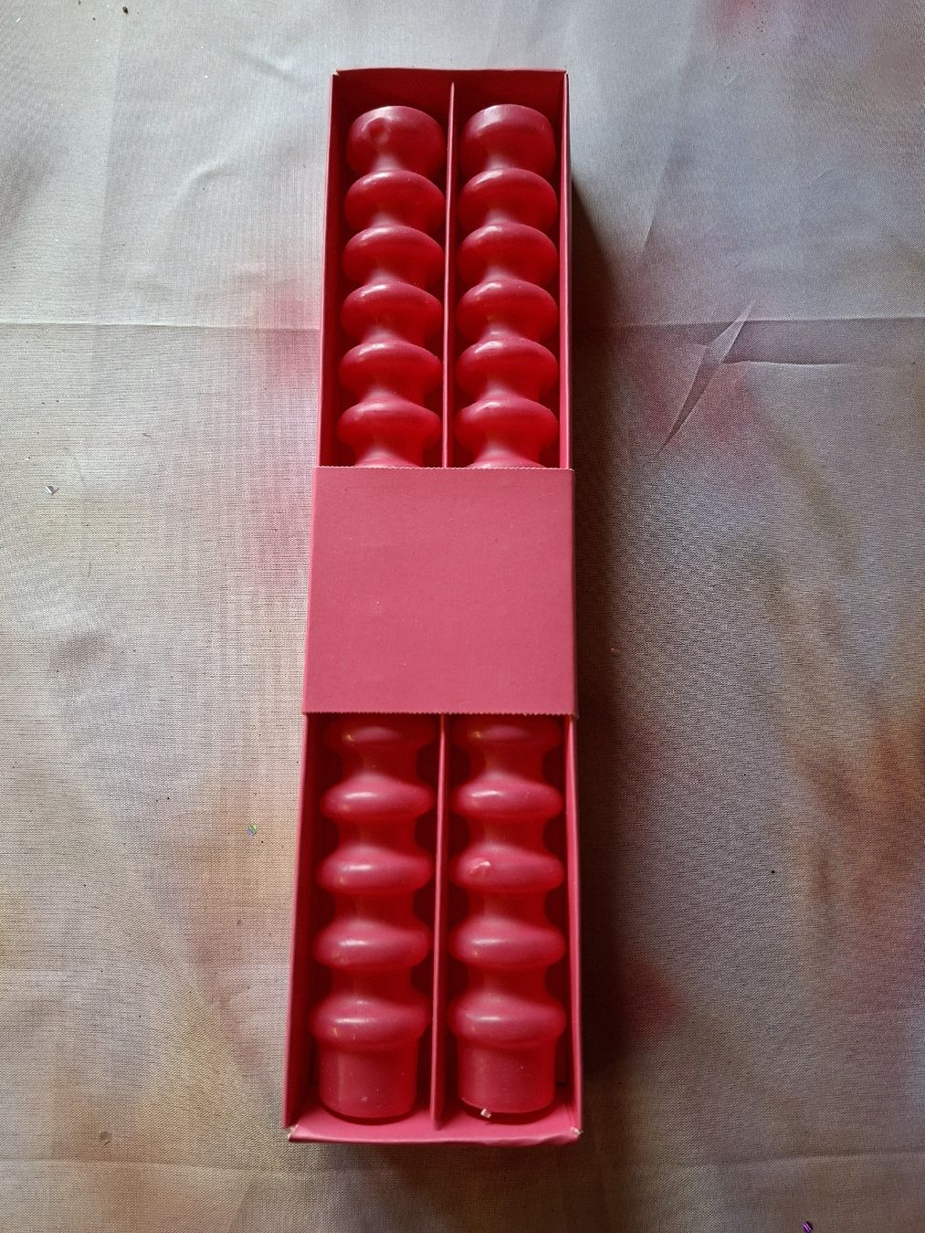 Kerzen: neu: Pink Kerzen im 2er Pack  – Neu und originalverpackt aus Nassen von verrueckt