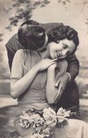 Romantik: Paar, Zärtlichkeit, italienische Karte, dat. 1936
