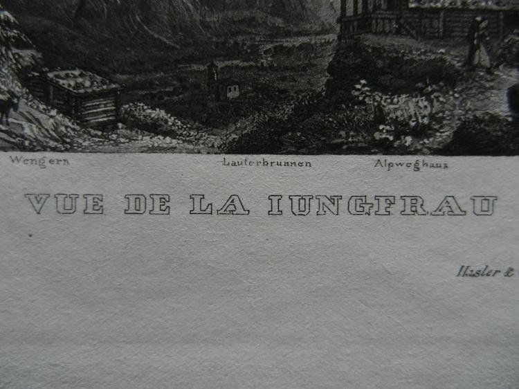 Incisioni: Vue de la Jungfrau – Usato da Risch venduto da Rischli15 2