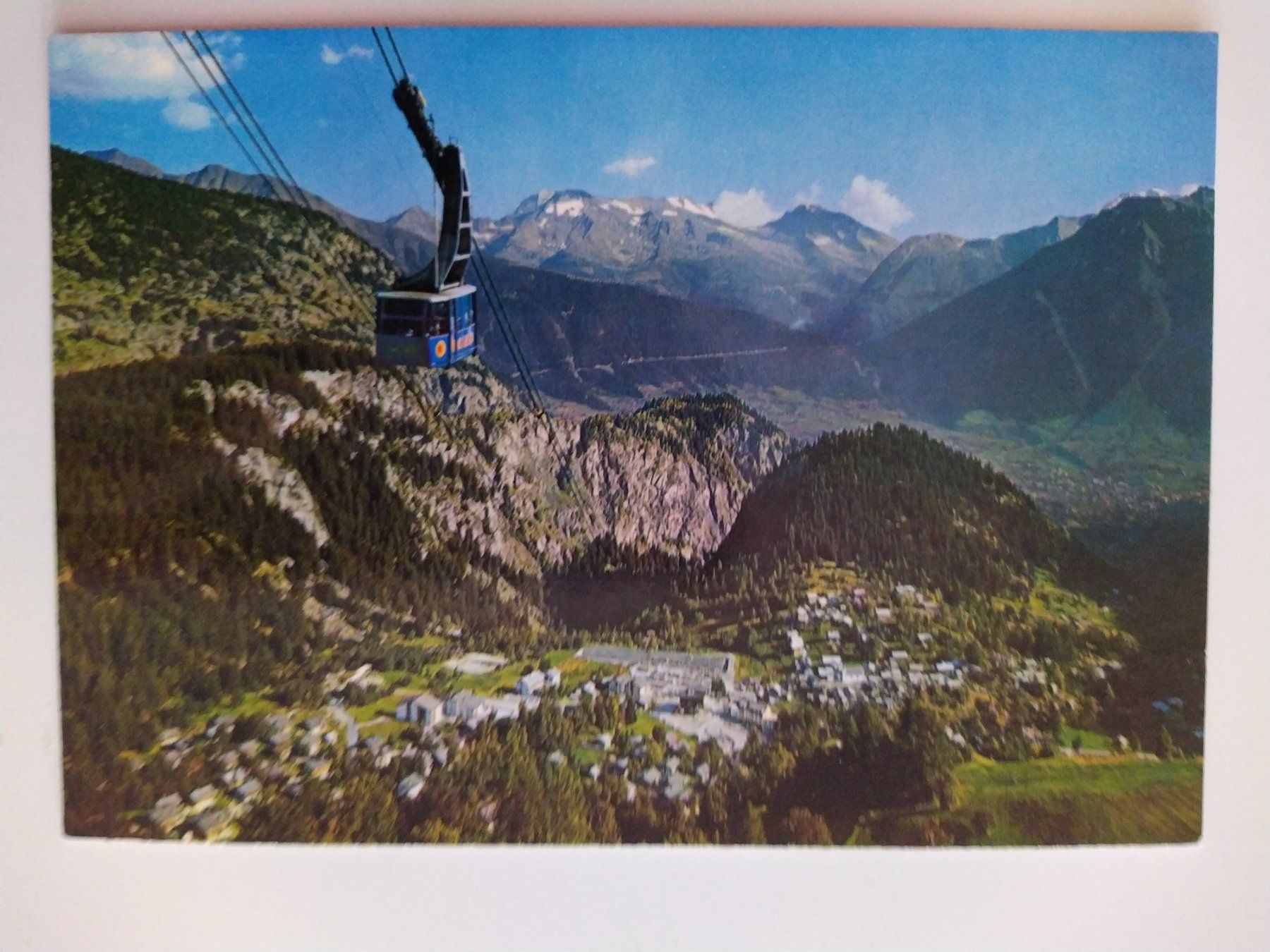 Cartoline postali: Alte Ansichtskarte Luftseilbahn Blatten ob Naters Wallis – Usato da Ohmstal venduto da Lebensfreude05