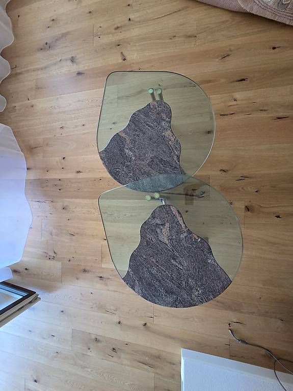 Tables: Glas/Granit/Metall Tische – D'occasion à Wallbach par dieti92 1