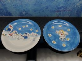 2 Frühstücksteller Mila Geschirr Kindergeschirr Teller Engel