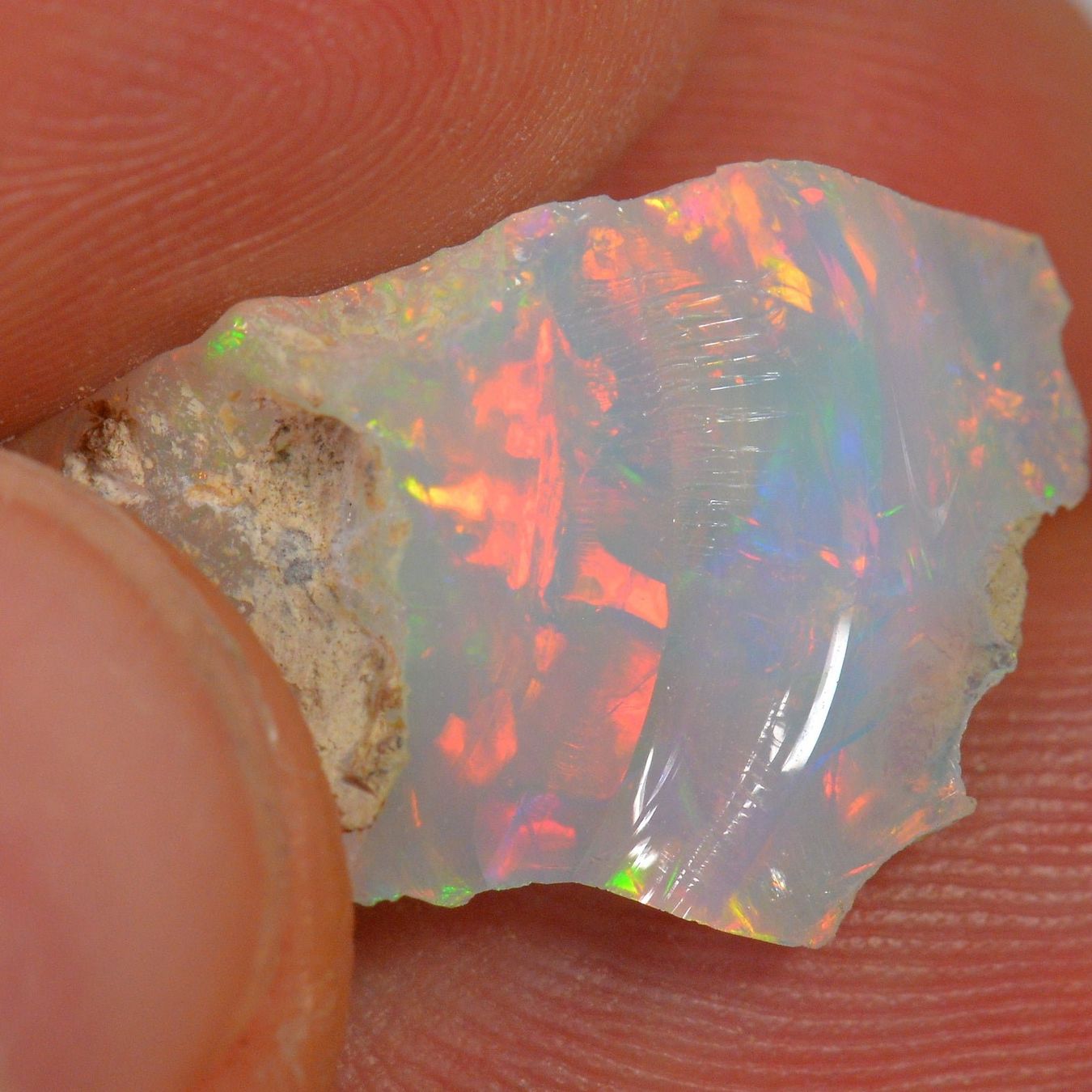 Edelsteine: 7.7 Karat - Roher Äthiopischer Welo Opal – Neu (gemäss Beschreibung) aus Rüti ZH von DeinOpal 4