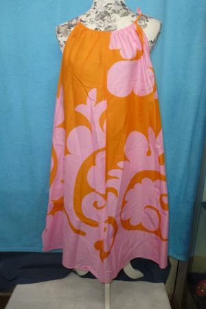 MARIMEKKO KLEID NEU BAUMWOLLE OHNE ARM SOMMERKLEID L