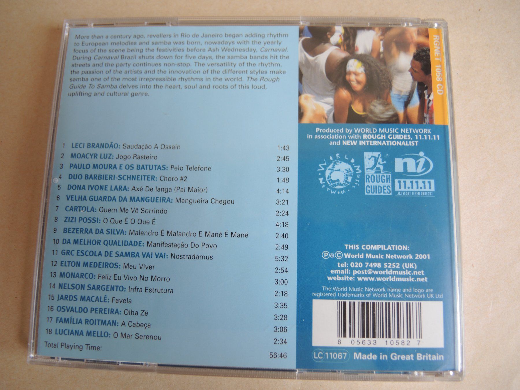 CD: CD The Rough Guide to Samba - Brasilianischer Carnaval – Usato da Rorschach venduto da Pop-upBrocki 2