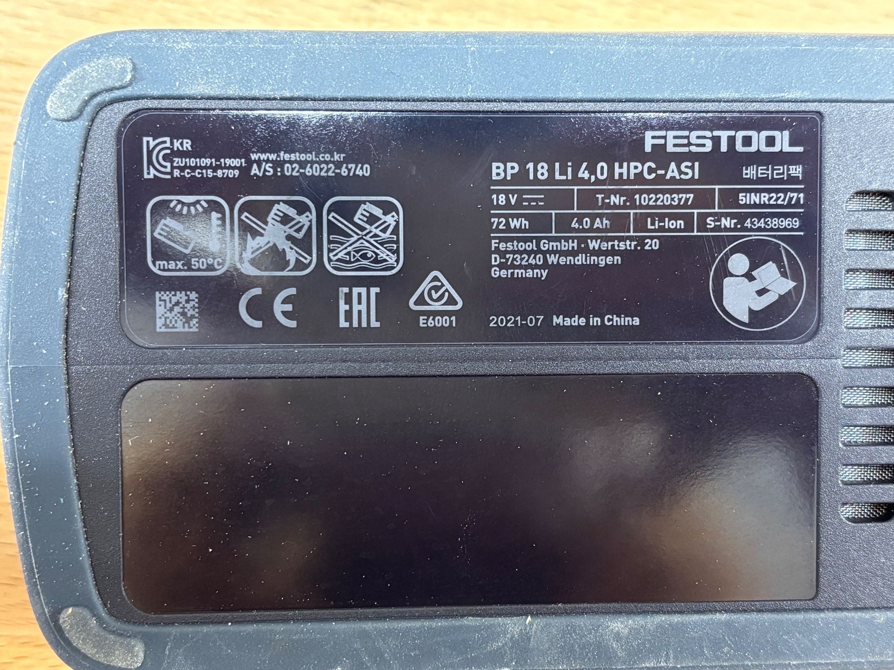 Festool Caricatori & Batterie: FESTOOL Energie Set SYS 18V 4x4,0/TCL6 DUO – Nuovo (secondo la descrizione) da Winterthur venduto da ReUse_Baumarkt 8