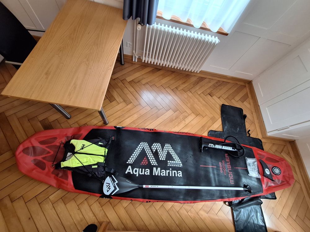 Grosses Stand Up Paddle SUP Aqua Marina Monster 12.0 iSUP Kaufen auf