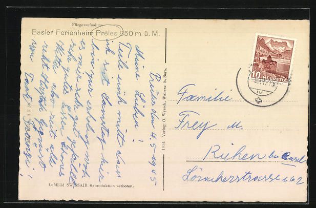 Cartoline postali: AK Preles, Basler Ferienheim – Usato da Berlin venduto da bartko-reher 1