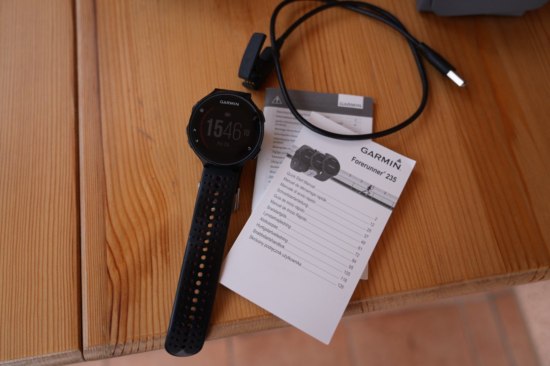 Garmin Smartwatch: Garmin Forerunner 235 + Originalverpackung – Gebraucht aus Zürich von  2