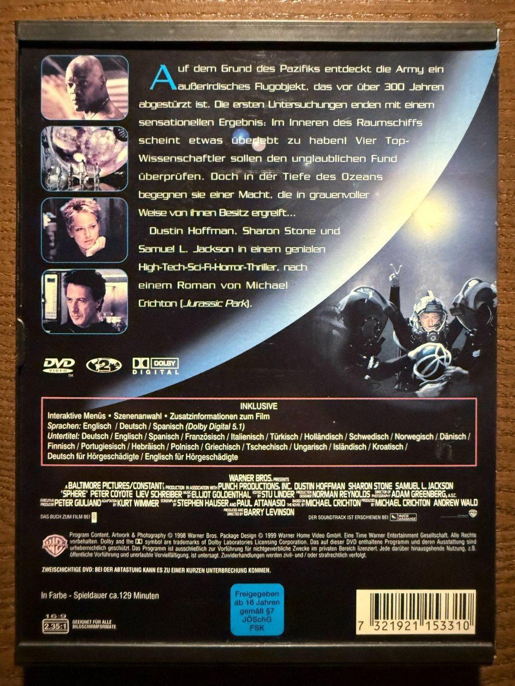 Alle DVDs: Sphere – Gebraucht aus Zürich von FilmFreunde 1