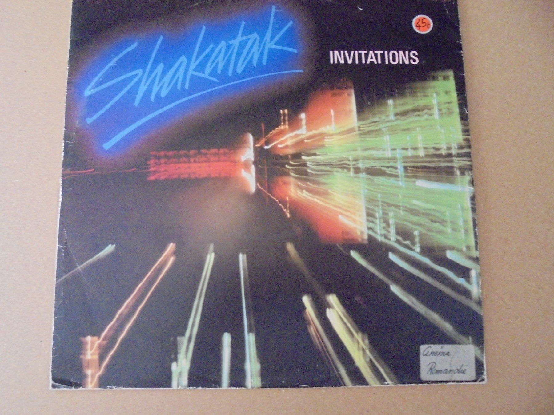 Dischi in vinile: SHAKATAK " Invitations " Maxi UK 1982 / G-B 1982 – Usato da Crissier venduto da Promopost