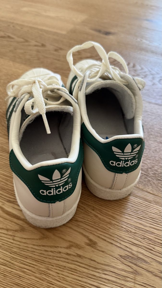 Adidas Scarpe da donna: Adidas Superstar White/Green Size 40 2/3 – Usato da Boswil venduto da hey.itsme 5